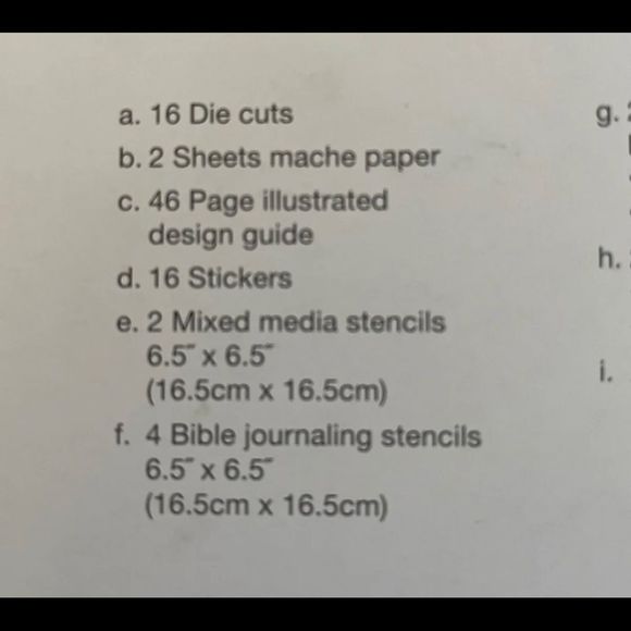 47 piece Faber-Castel Bible Journaling Kit - Picture 3 of 5